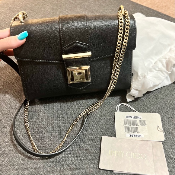 ❌SOLD❌Jimmy Choo Marianne Black Bag - Picture 1 of 9